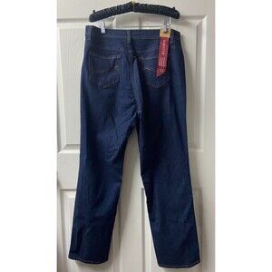 NWT Charter Club Slim it UP Jeans Womens 14 R Dark Wash Straight Leg